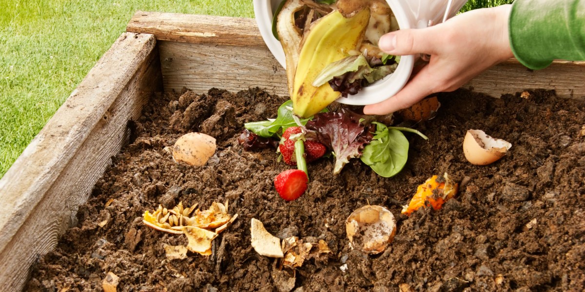picture of person composting 