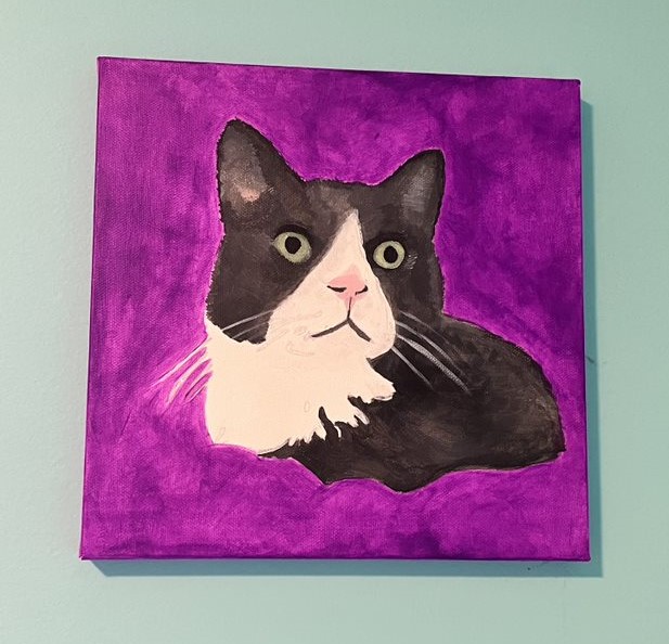 Cat painting